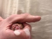 stretching hard my innocent urethra, double orgasm