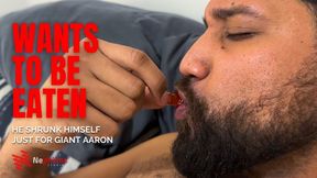 GIANT AARON DEVOURS HIS TINY CRUSH SUB