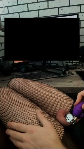 Fiasolo in a cage or chastity belt femboy