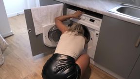 Callie as Step-mom Gets Stuck and Her Step-son Plays Lots of