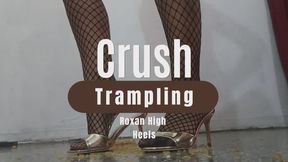 In high heels, crushing and stomping (3)