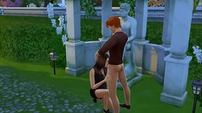 У подруги месячные и она научилась долго сосать