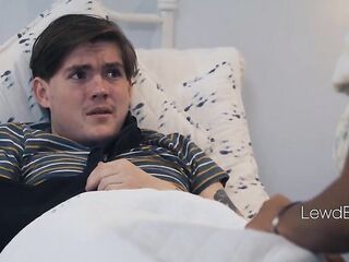 Black Titties Feel Pity For Stepson In A Cast