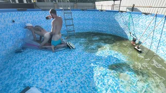 Twink submits to manager for deepthroat and bareback anal outdoors