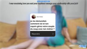 Comment tourner avec moi ? Devineras-tu la taille de mes seins ? - Je r�ponds � toutes les questions