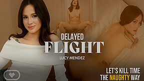 Lucy Mendez In Delayed Flight
