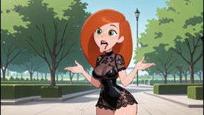 Redhead Cartoon Girl Sexy Black Lingerie Try On Haul Ai