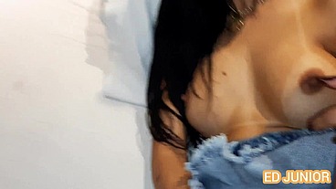 ED JUNIOR FODE A SHAYENNE SAMARA DE SAIA JEANS E SEM CAMISINHA