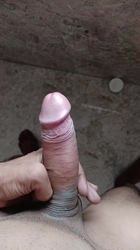 Big dick stroking