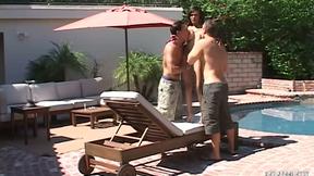 Ebony Lacey Duvalle Wants Sunbathing But Two Guys See Her And Dominate Her