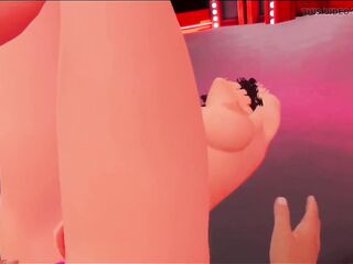 Stripper has to suck the sex-toy str8 from her booty. ComeCloser VR Gameplay