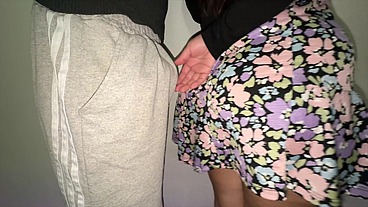 She Accidentally Touches a Stranger's Big Dick and They Have Sex Right There.