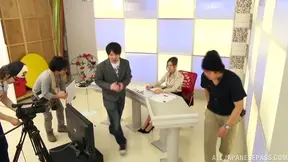 Shameless Japanese vixen Yuna Shiina rides dick gets cum in mouth 3