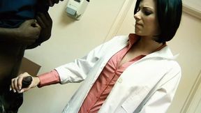 Dr Julez Ventura Takes the Temp of a Fat Black Cock