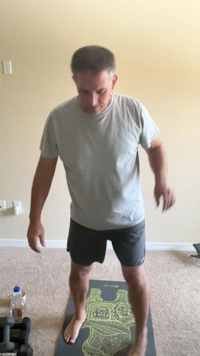 Stretching and lifting weights