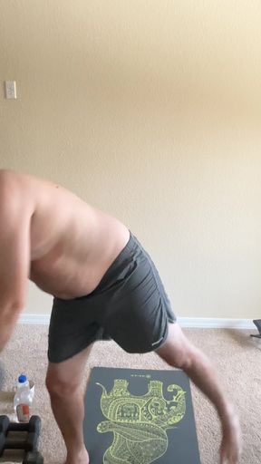 Stretching and lifting weights
