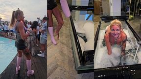 a l  ushuaia ibiza je fais la rencontre d un groupe de mecs polonais bien ...