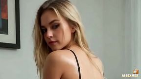 AI-Generated 3D scene: Hot girlfriend gets big ass anal and pussy orgasm