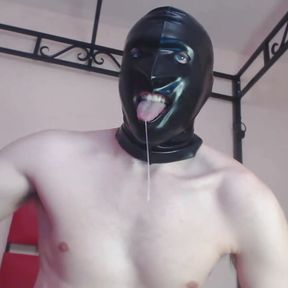 Latex Mask Master Will Feed You, Big Cum Load, Domination