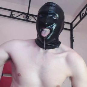 Latex Mask Master Will Feed You, Big Cum Load, Domination