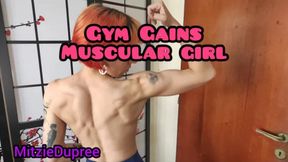 Mitzie Dupree Gym Gains - Muscular Girl