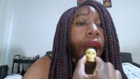 Giantess MXDominion Snacks on Tiny Skulls 4k
