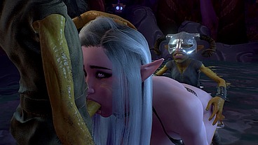 Doggy Style Goblin Threesome with a Thick Night Elf