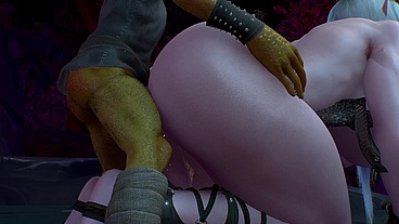Doggy Style Goblin Threesome with a Thick Night Elf