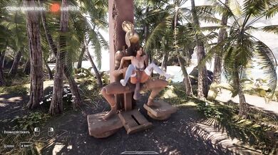 and again Lara couldn't resist and entered the cave, and the statue couldn't resist and entered Lara's cave. part 2