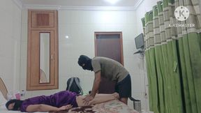 Took Didi to the Hotel and Gave Her a Massage, Then Hot Body Nehari