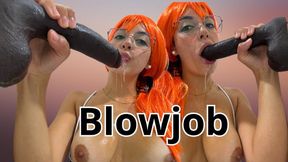 Sloppy Blowjob on a Huge Cock I Can’t Deepthroat