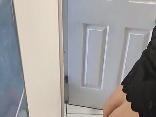 A beautiful ass dildos to the wall