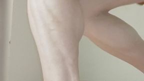 Close Up With Sneakers Standing and Kneeling Flex