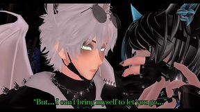 Vampire has his way with Twink Trespasser (NO VOICE ACTING, NARRATED/SUBTITLED)