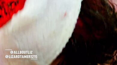 Mrs. Claus deepthroats BBC and gets rough backshots