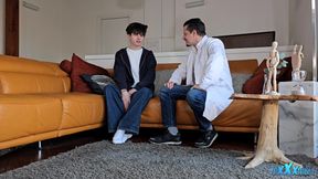TheXXXTherapist - Andrew Gets His Throat Stretched by Dr. Costas' Big Dick in a Sloppy Wet Medical Session