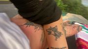 CAUGHT fucking poolside at resort