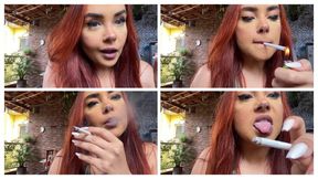 GODDESS LOHAN • SMOKING FETISH 07 - COLORS EYES