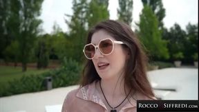 Rocco Siffredi - Stunning Long-Haired Beauty Enjoys Intense Outdoor Pleasure with Raul Costa.