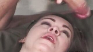2 Hottie 19 year old enjoy 1 huge rough dick