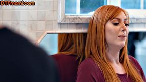 Hairy busty redhead pussysmashed