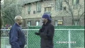 two muscle straight black fuck together