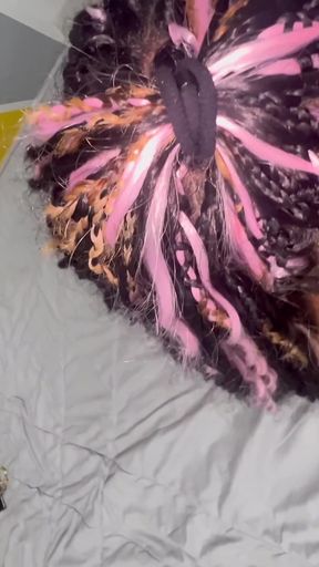 Blasian Black Asian Gorgeous Gets Creampie by a Big Cock