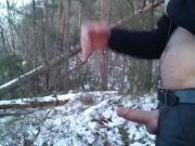 Forest jerking in Kanadaskogen (Bergen, Norway) mid winter