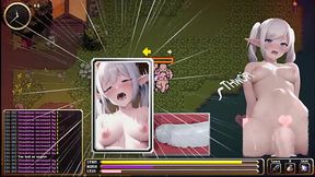 Sexy girl tries not to cum new RPG hentai game