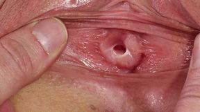 Close up virgin pussy of a teen girl