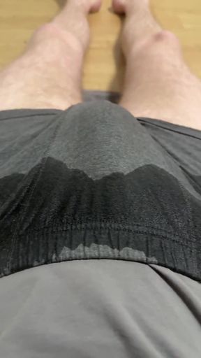 Teenager tries to piss in his pants for the first time.   Clip 1