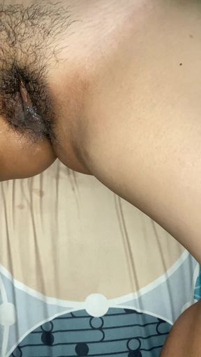 Finished in colmekin until the climax was directly in her pussy