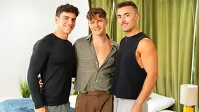 Bare and barebacking (Oliver Marks, Joey Dane, and Channing Flynn)