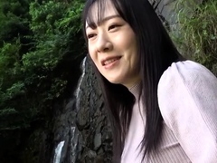 Solo eurobabe masturbating outdoors